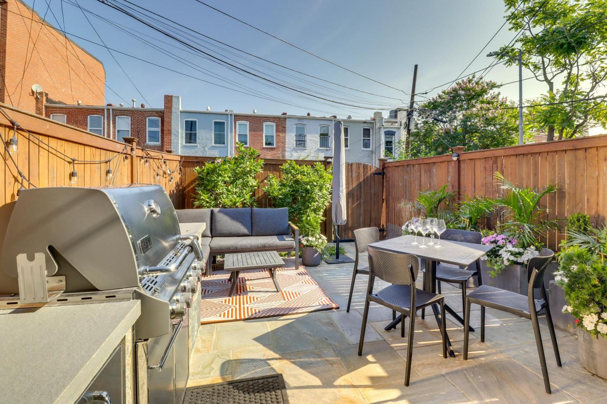 Ferienhaus Stunning Dc Townhome With Private Outdoor Space! *